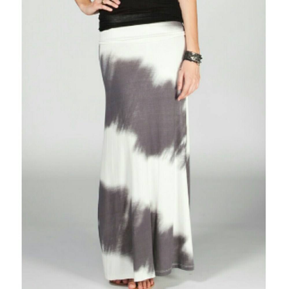 Full Tilt Tye Dye Bias Maxi Skirt