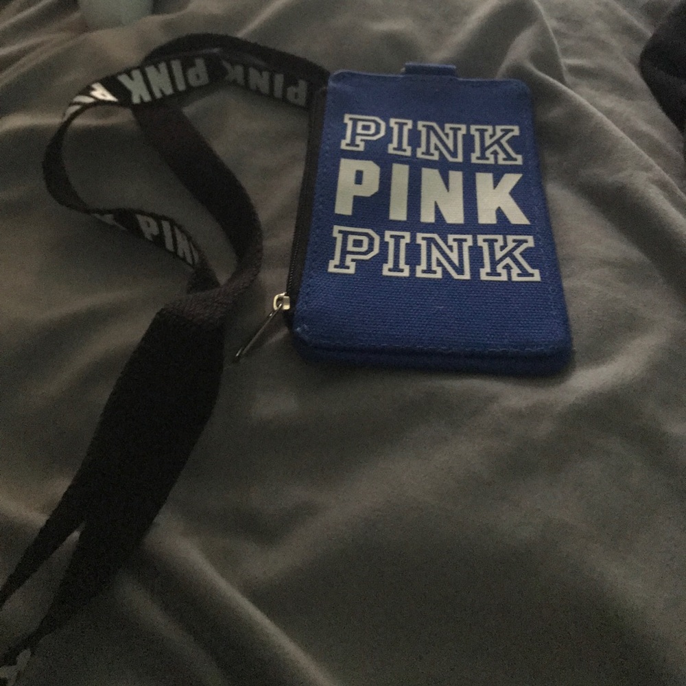 Pink lanyard