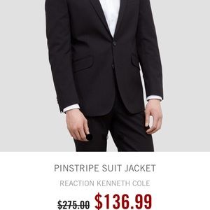 🚨Sale Kennith Cole Reaction Pinstripe Suitcoat38S