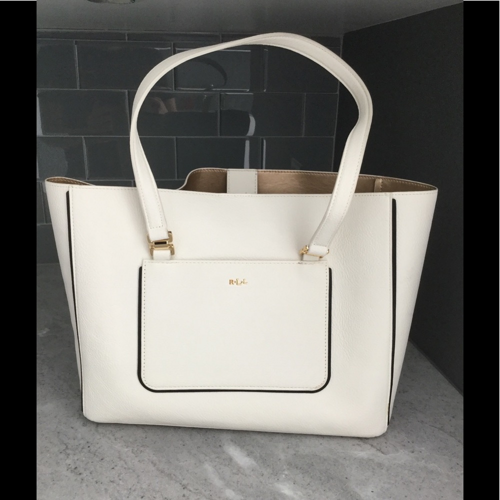 Lauren Ralph Lauren leather tote