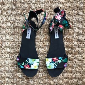 Steve Madden Ankle Strap Sandal - Floral
