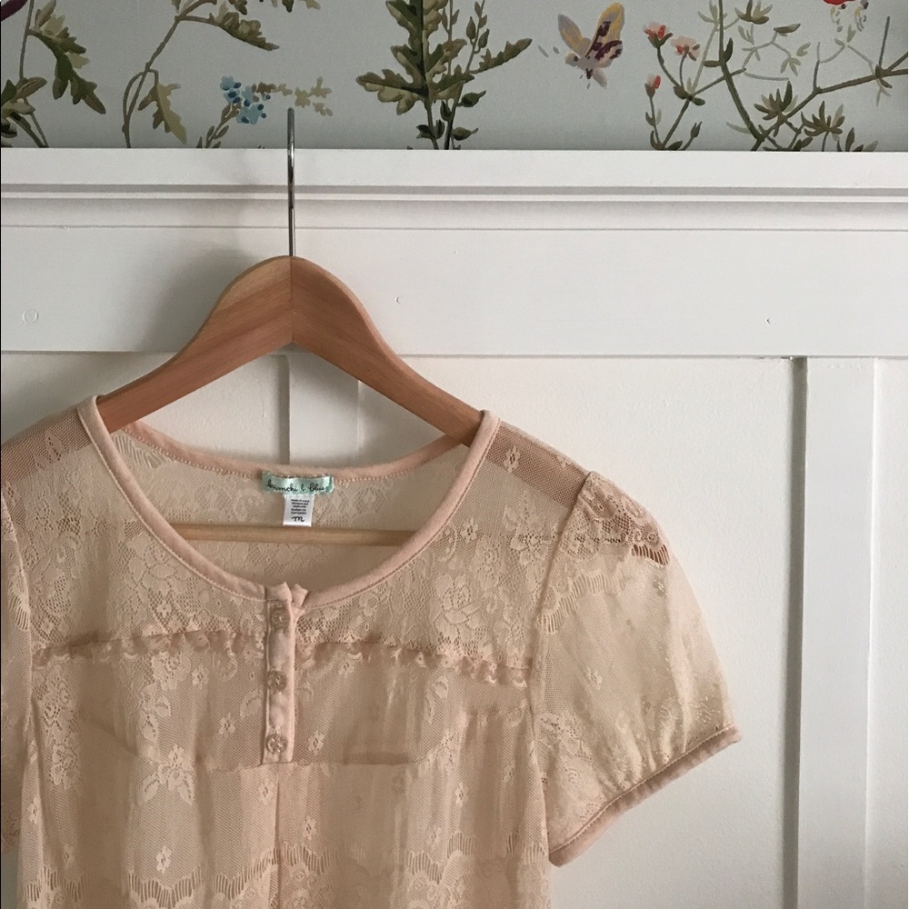 UO sheer blouse