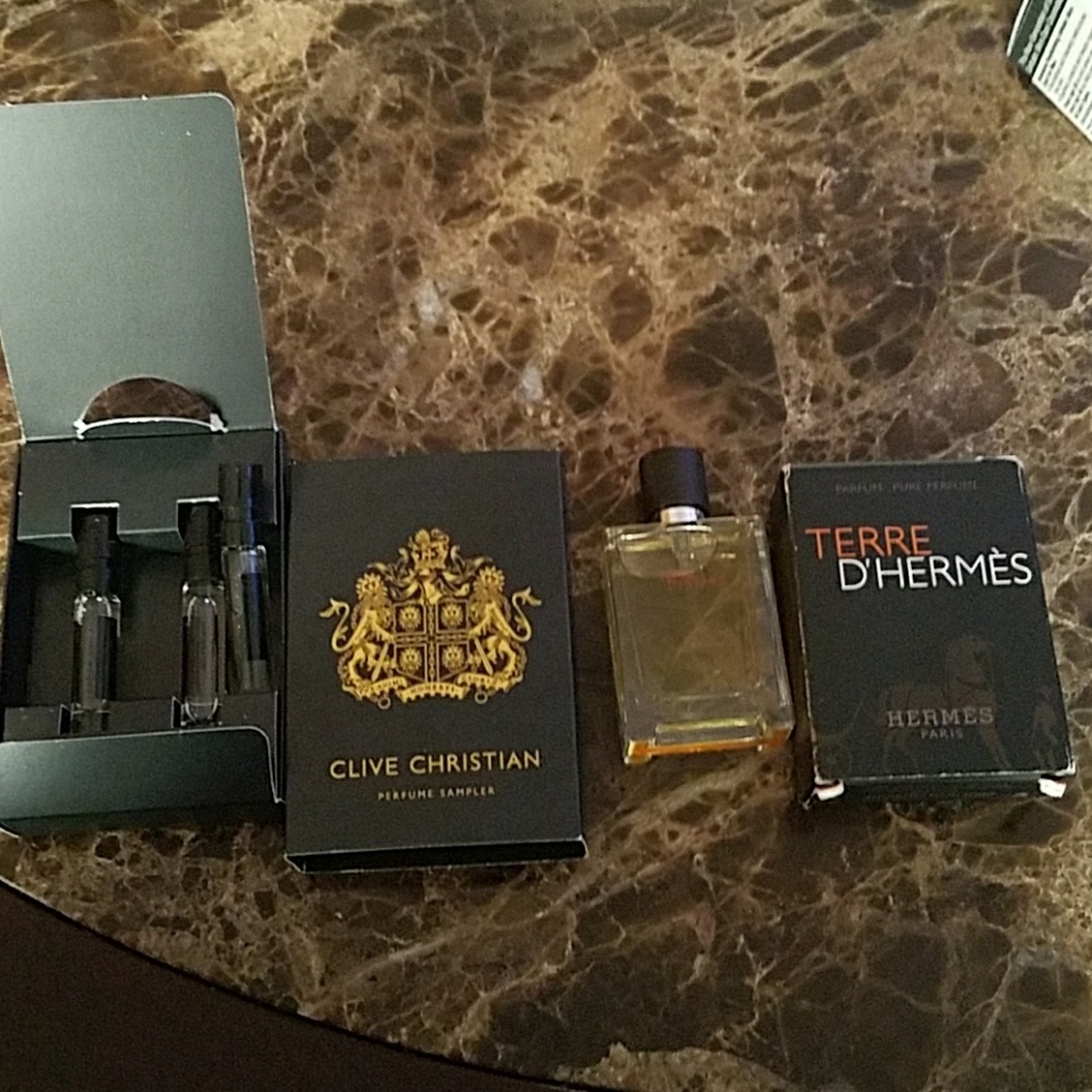 Terre de Hermes and Clive Christian parfum