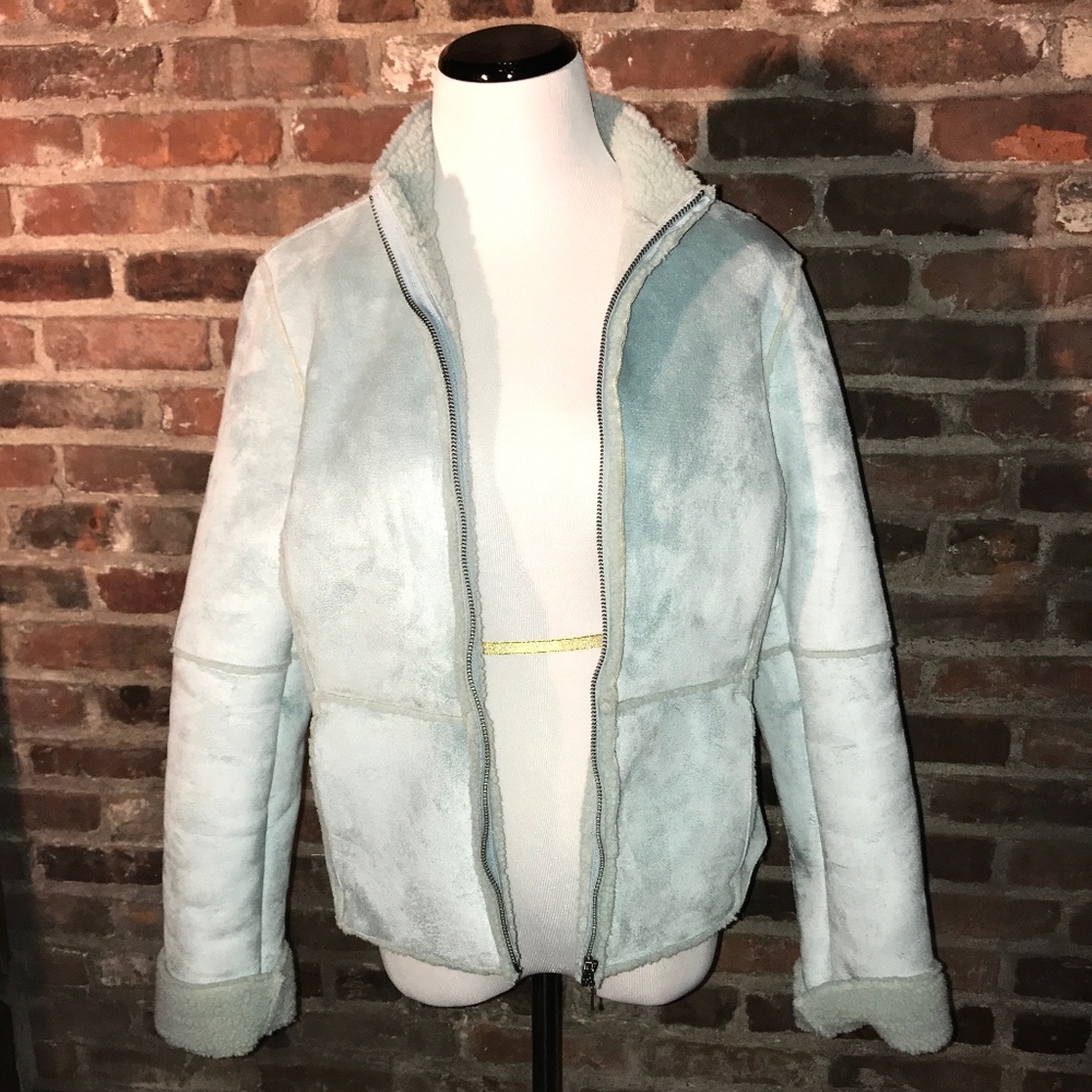 Sigrid Olsen Light blue Coat Size