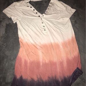 Ombré button up top