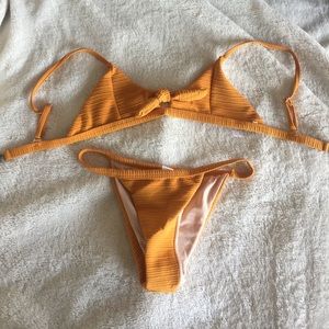 Two piece bathing suit set