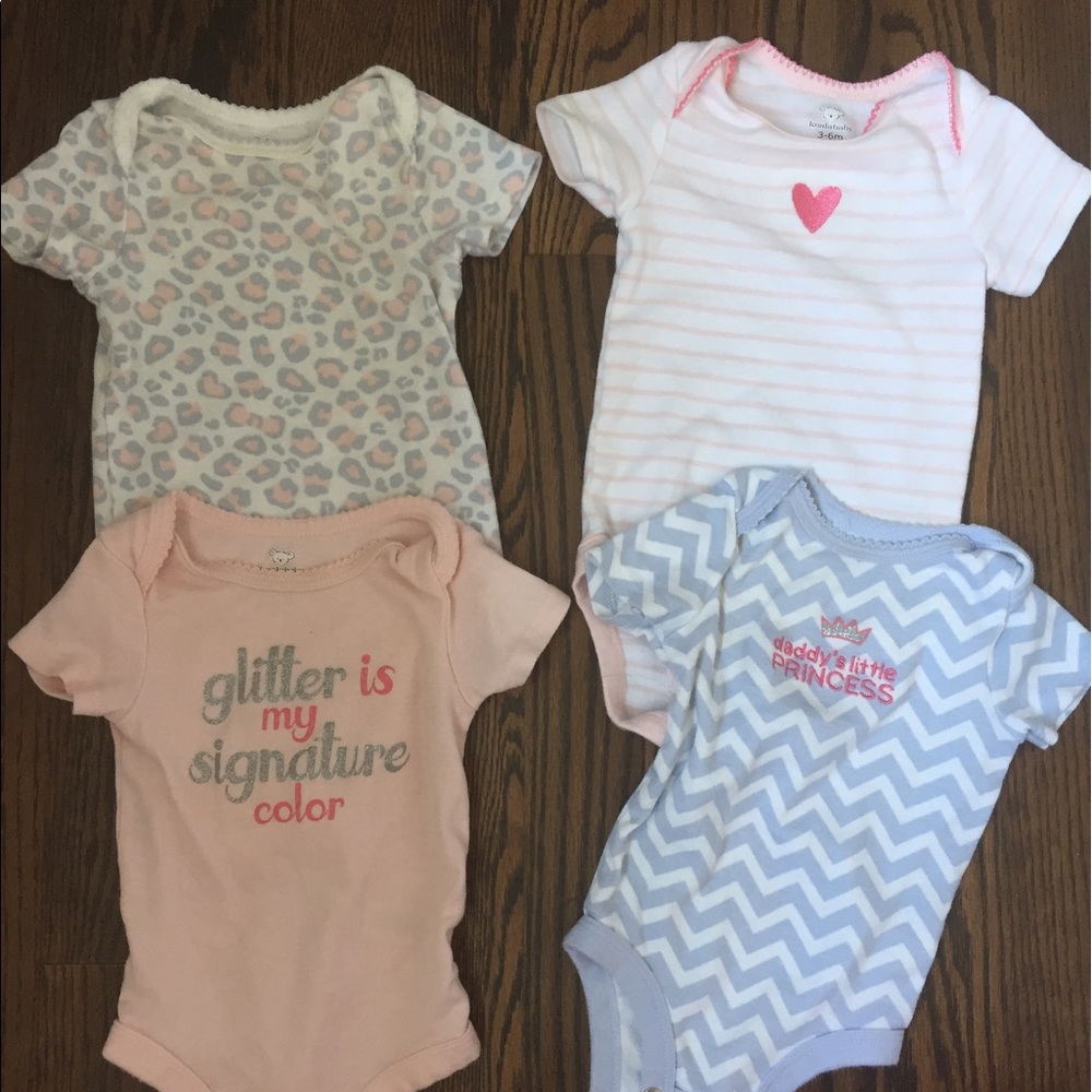 4 pack Koala baby onesies