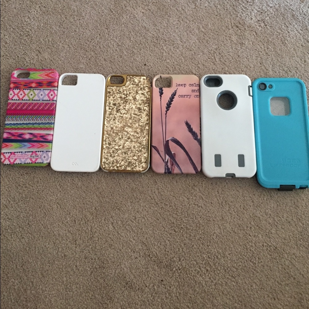 Six iPhone 5/5s Cases