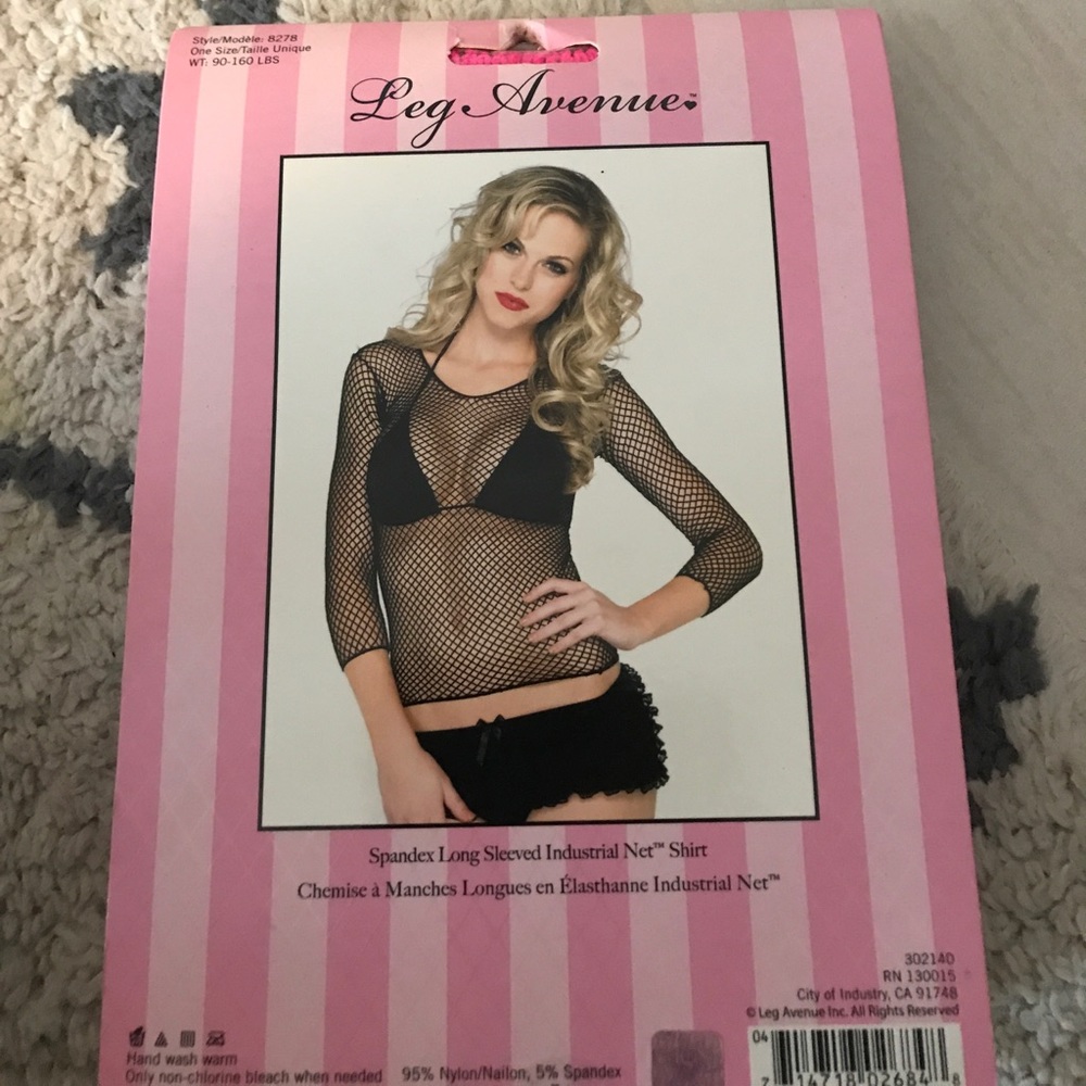 Pink Net Shirt - Picture 2 of 2