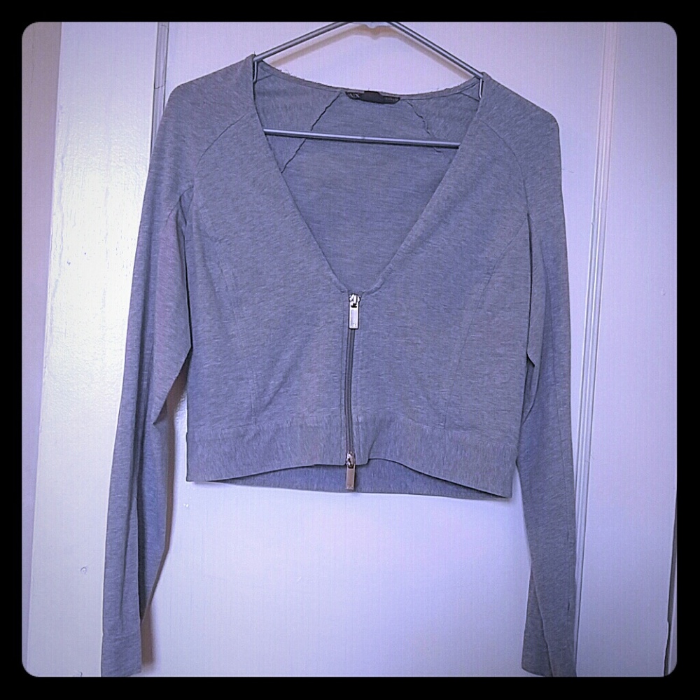 Long sleve crop top