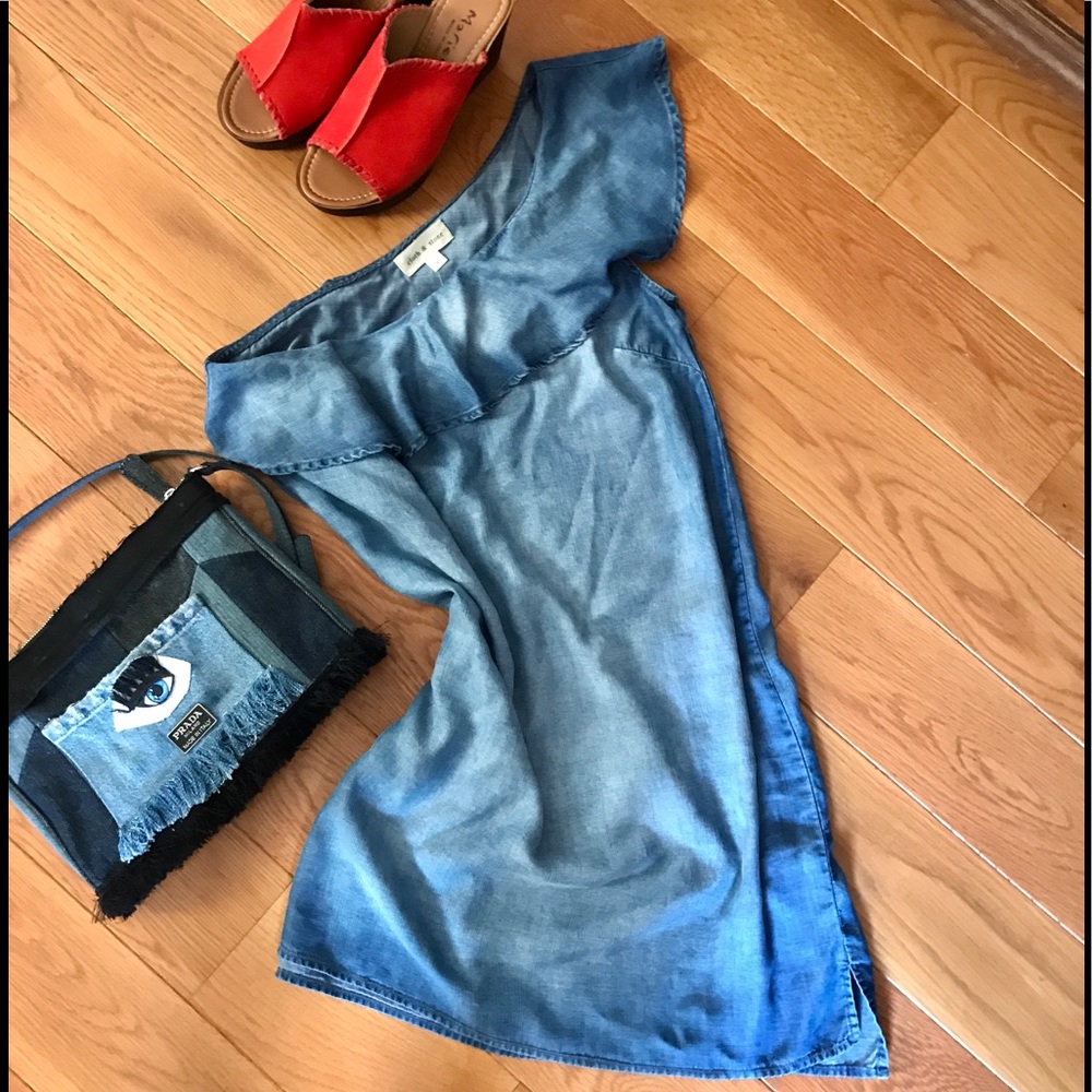 Cloth & Stone Anthropologie One Shoulder Dress