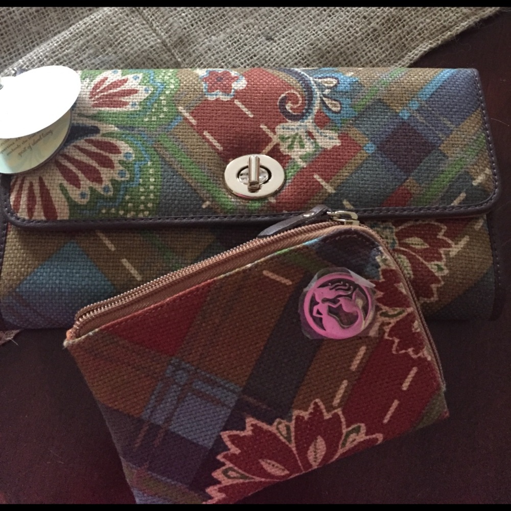 Spartina Gracie Clutch with change purse