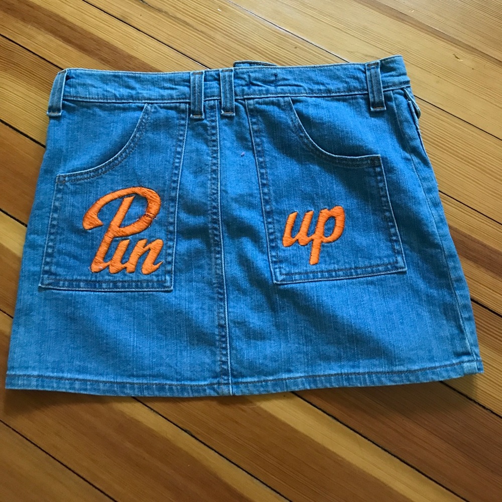 Vintage Authentic Dolce&Gabbana denim mini skirt