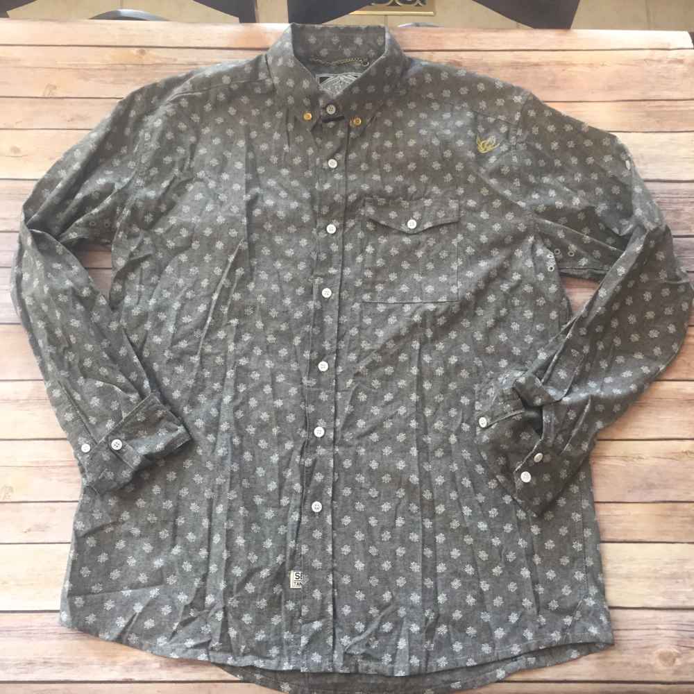SABIT NYC Shoichi Amemiya Men's Dress Casual Shirt