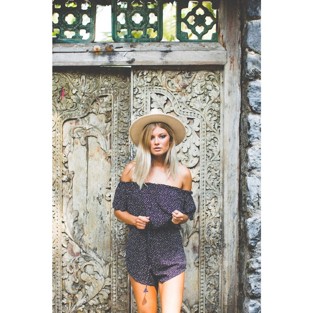 Rue Stiic Off The Shoulder Romper