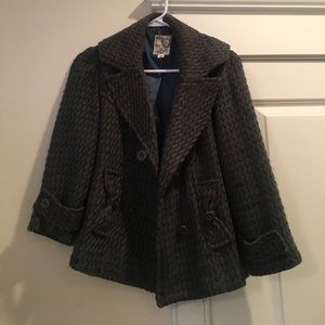 Tulle Pea Coat