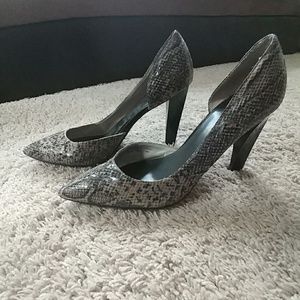 Snake skin heels