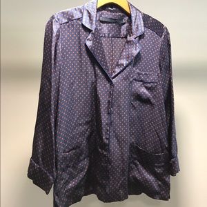 ZARA pajama top (blue)