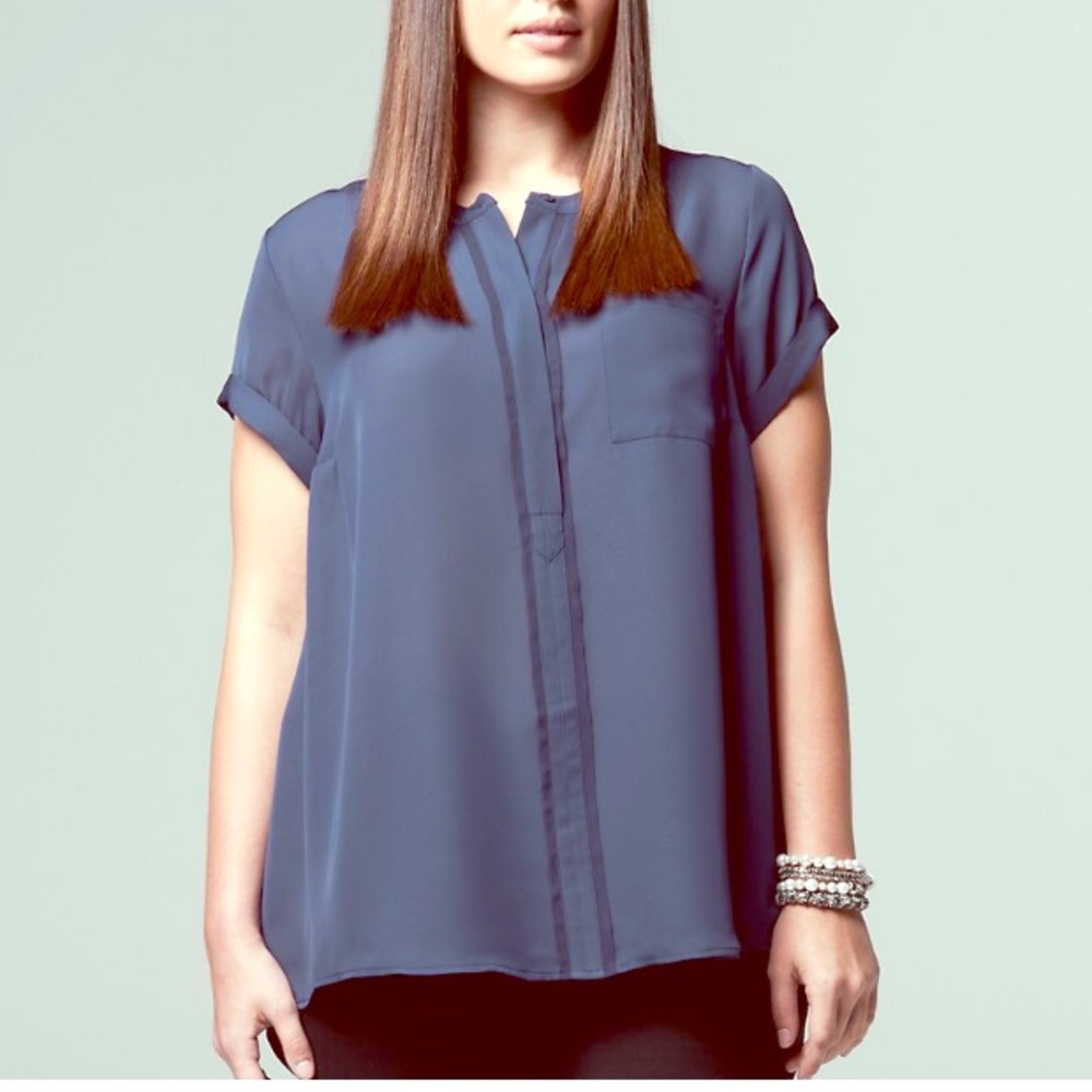 Chic Chiffon High-Low Top