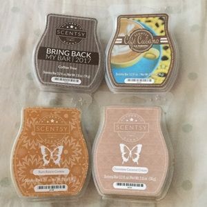 Lot of 4 Scentsy wax bars