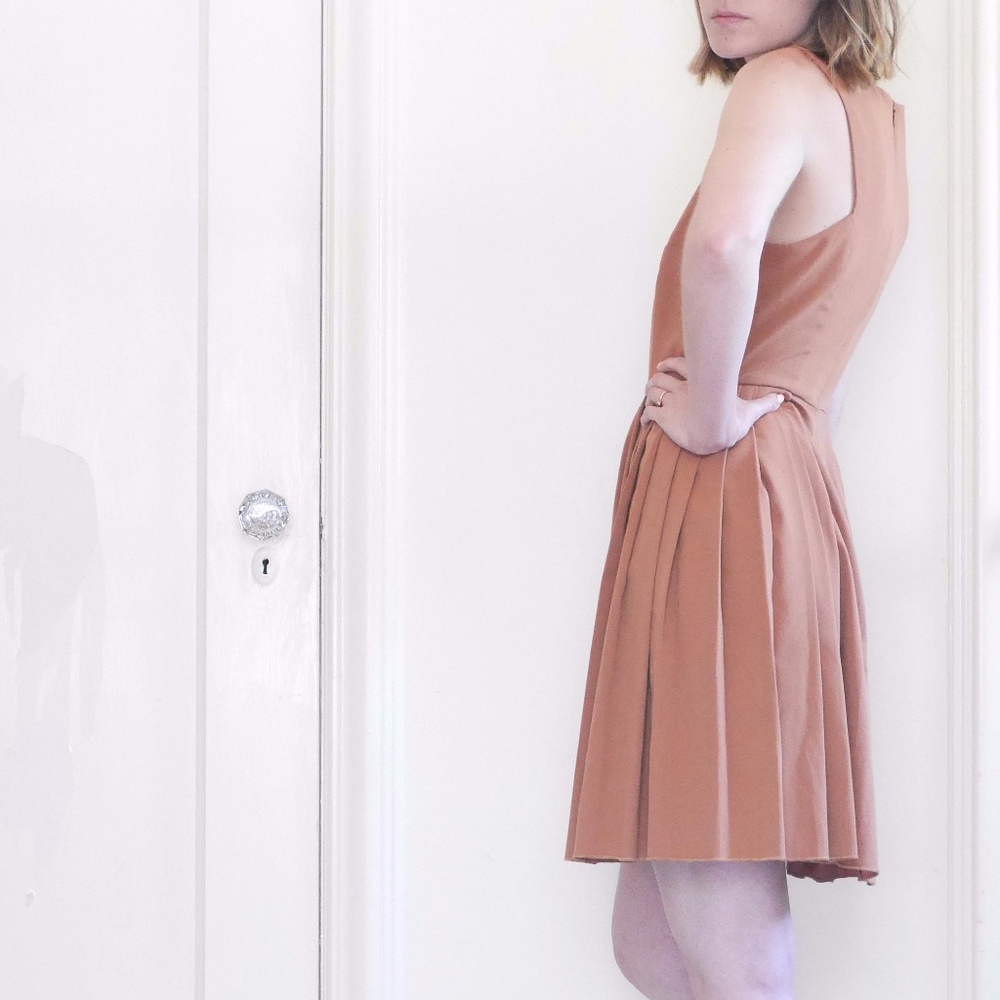 ASOS Pleated Skater Dress