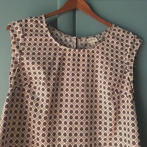 Capped sleeve blouse