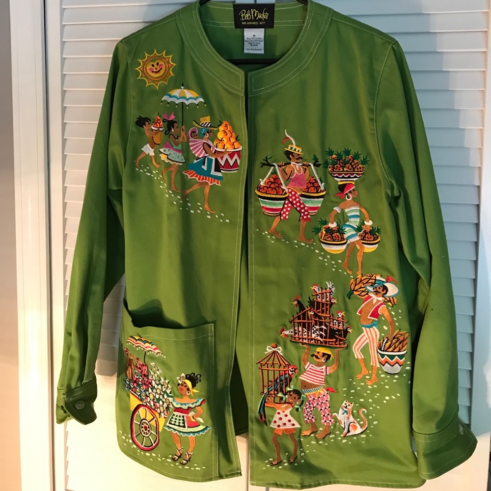 Green Bob Mackie Jacket