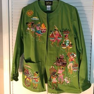 Green Bob Mackie Jacket
