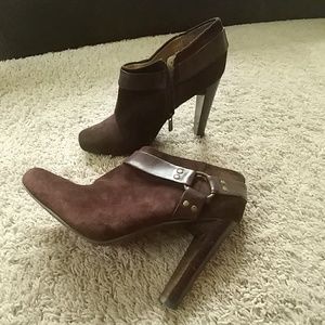 Brown Suede Shoe-Boot