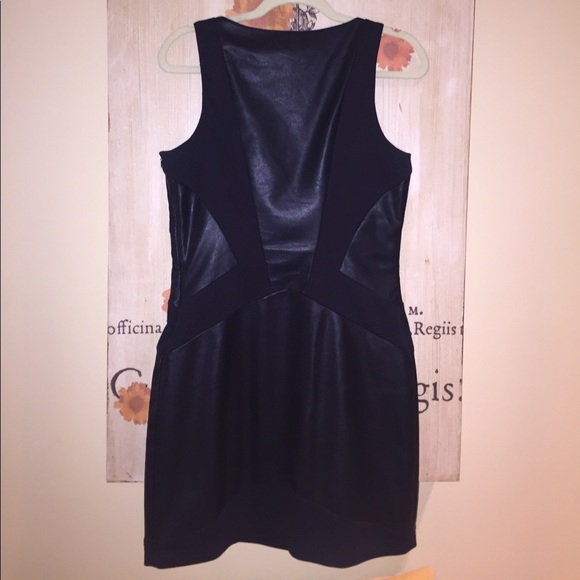 Blanc Nior Leather/Nylon Dress - Picture 2 of 2
