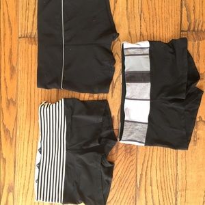 Pack of three lululemon used Spandex
