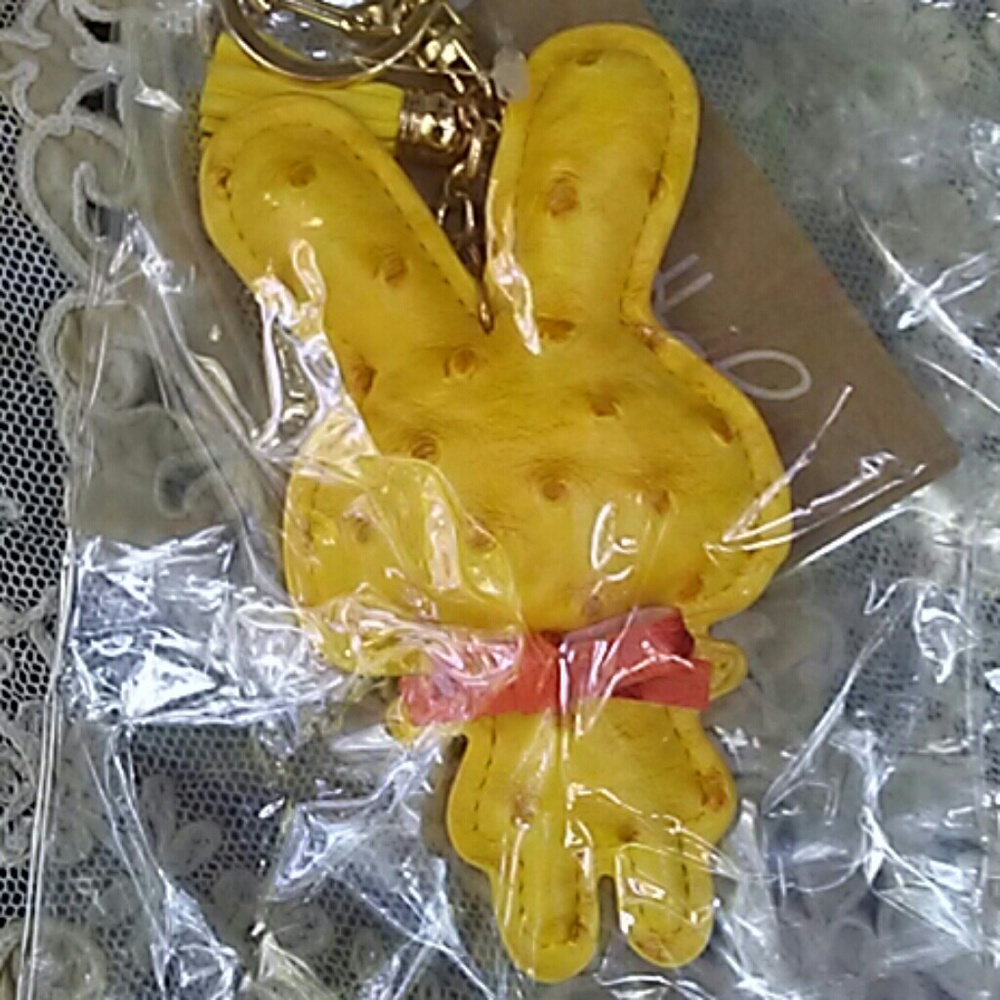 Keychain/handbag jewelry.   Pink Haley