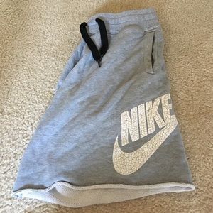 Grey Men Nike shorts, size Large.