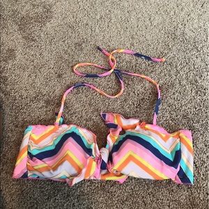 Pink bikini top size small