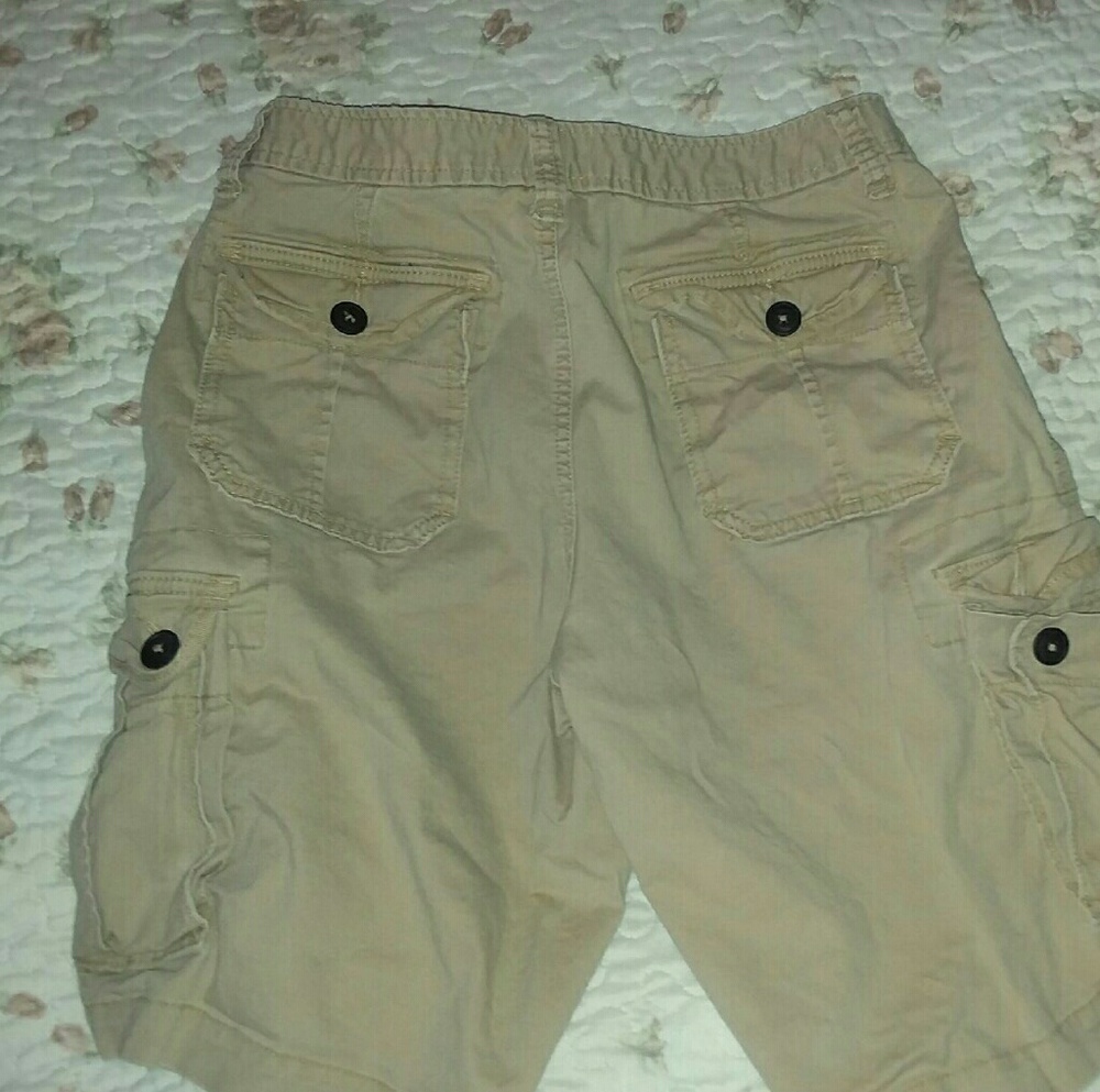 Tan cargo shorts used