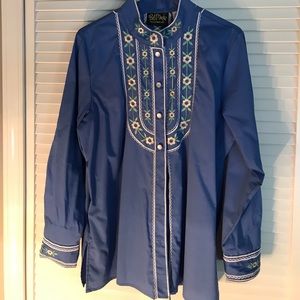 Embroidered Bob Mackie Top