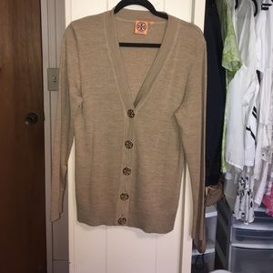 EUC Tory Burch Simone cardigan size L