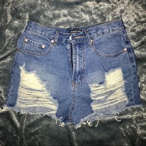 NWT Fashion nova jean shorts
