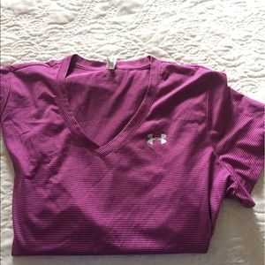 Women's XL Under Armour striped top