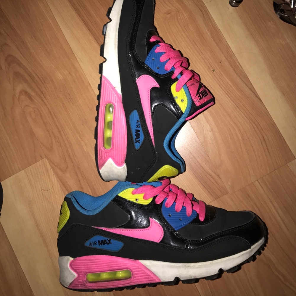 Nike air max pink white black yellow blue mix hot