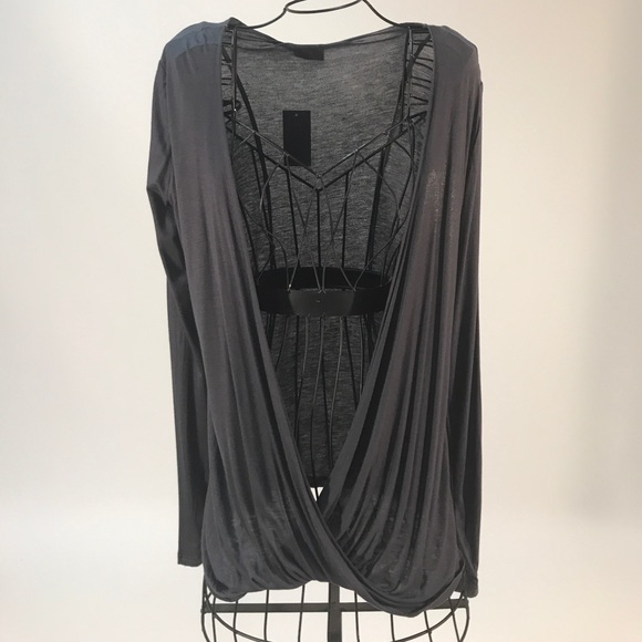 Open Front Yoga Top - Picture 2 of 3