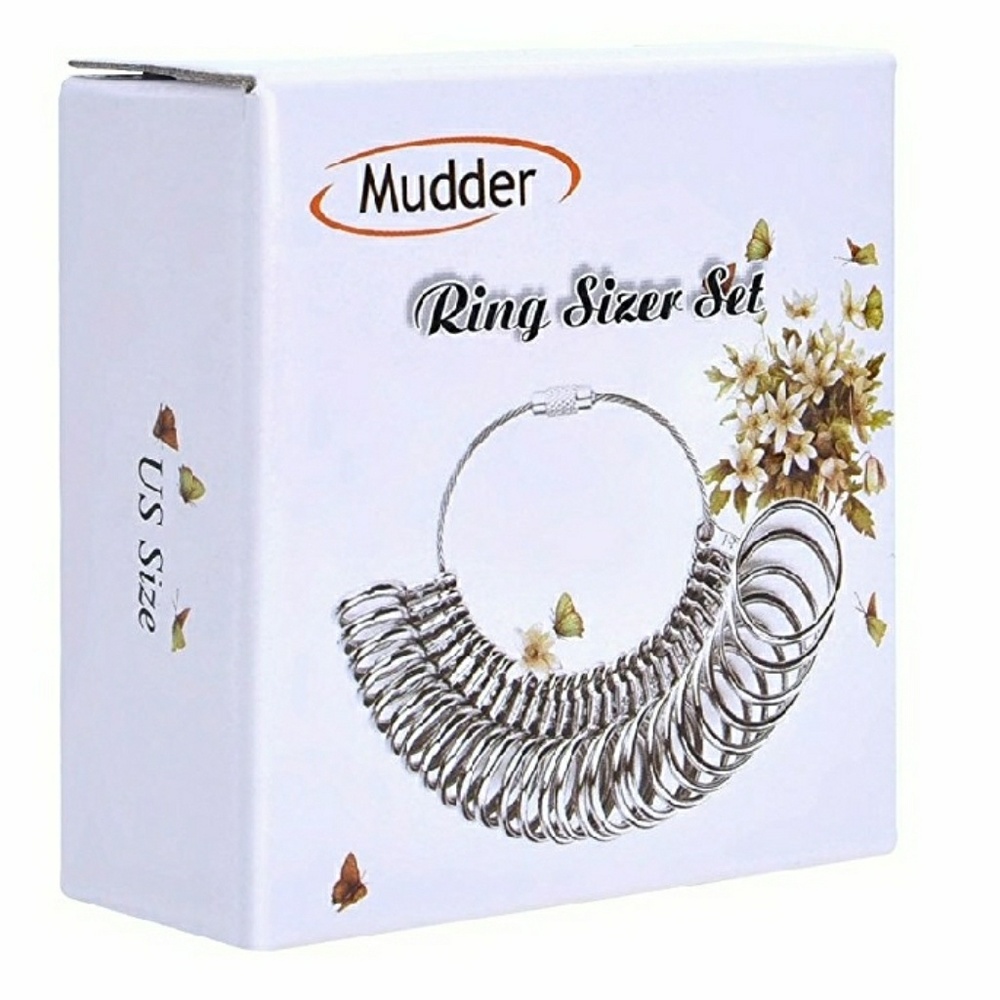 Mudder Ring Sizer 27 piece