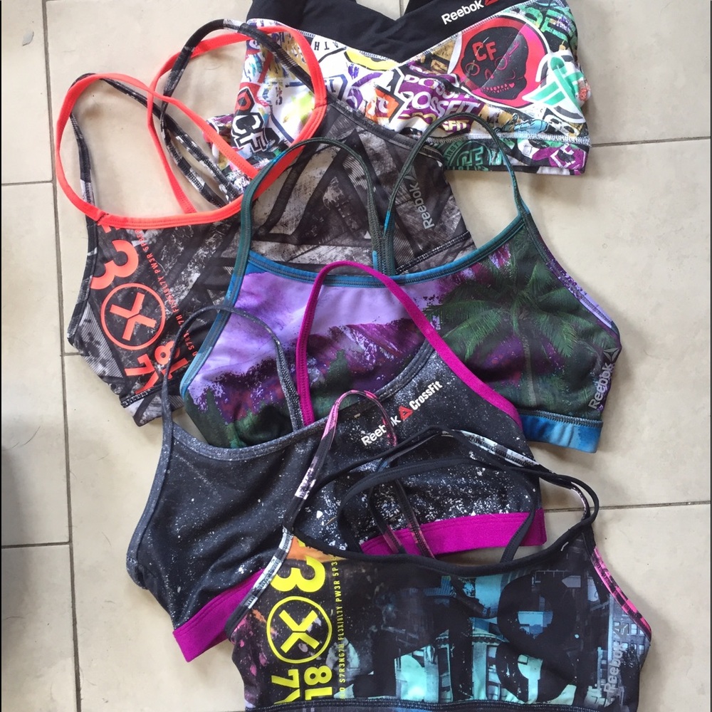 Reebok crossfit sports bras size small