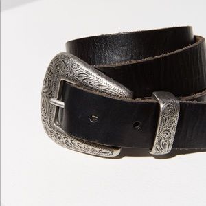Urban Outfitters Leather Tipped Metal Belt