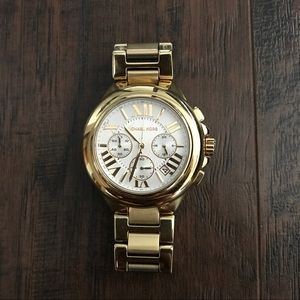 Boyfriend Style Gold Michael Kors Watch