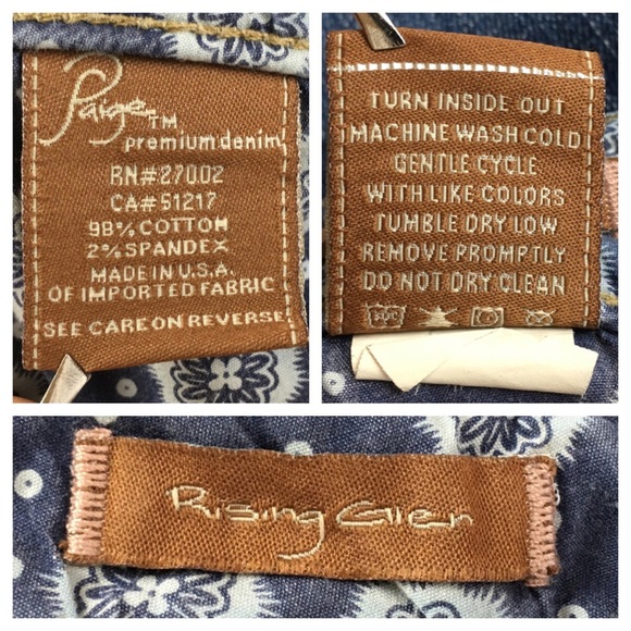 💸Paige Denim Rising Glen Bootcut denim Jean sz 28 - Picture 8 of 14