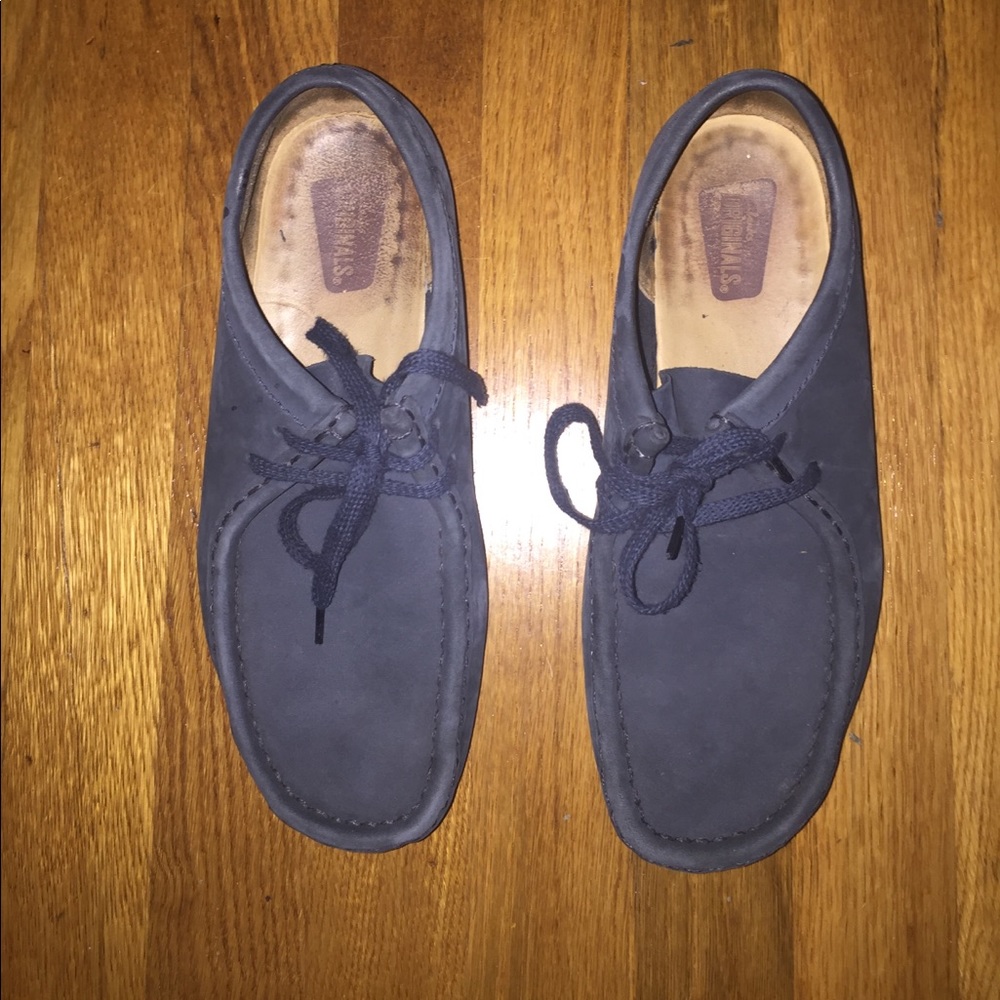 Clarks original wallabee step with sneaker bottoms