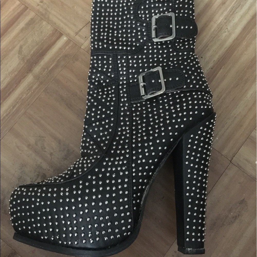 Jeffrey Campbell Studded High Heel Boots