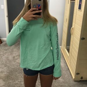 Green Vineyard Vines Hoodie