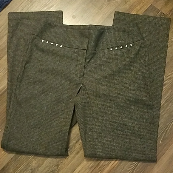 New York Clothing Company Pants - NEW YORK CLOTHING COMPANY Gray Slacks/Dress Pants